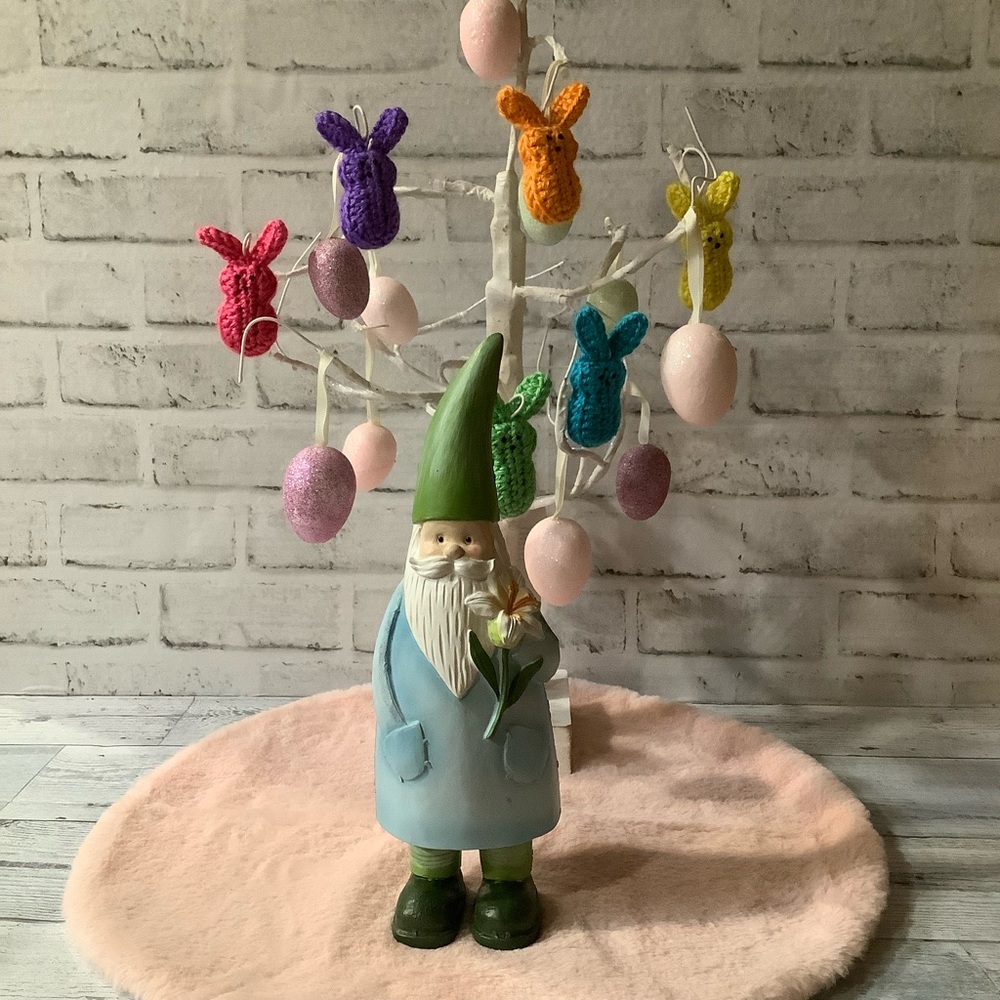 Spring Gatherings Resin Gnome Holding Flower